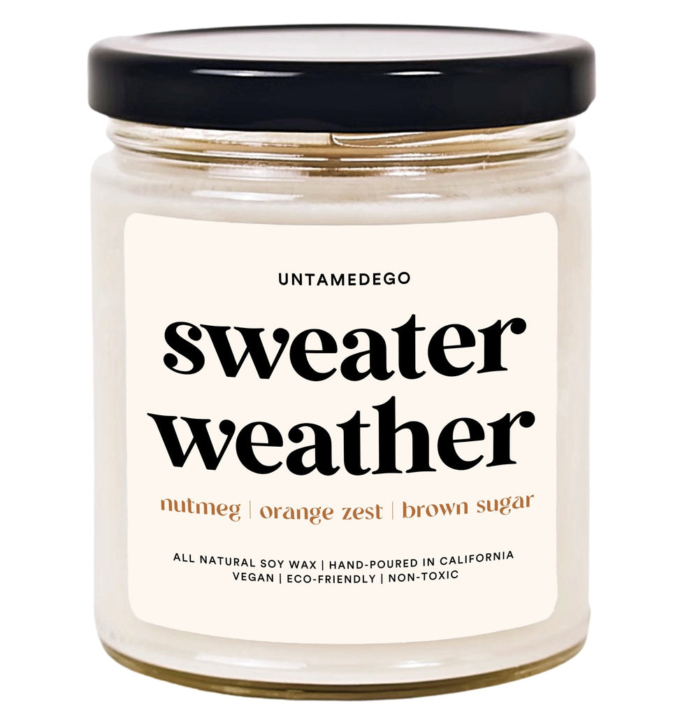 Sweater Weather Hand Poured Candle - UntamedEgo LLC.