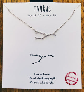 Taurus Constellation Star Charm Necklace - UntamedEgo LLC.
