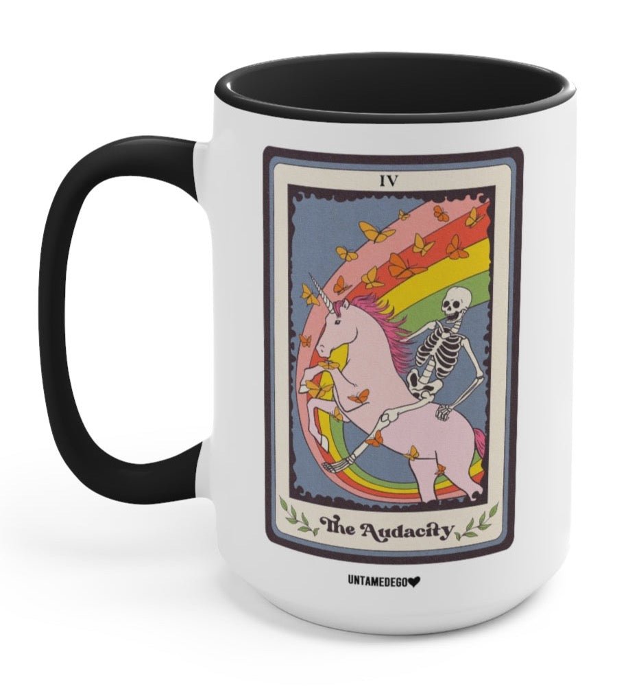 The Audacity Tarot Card Mug - UntamedEgo LLC.