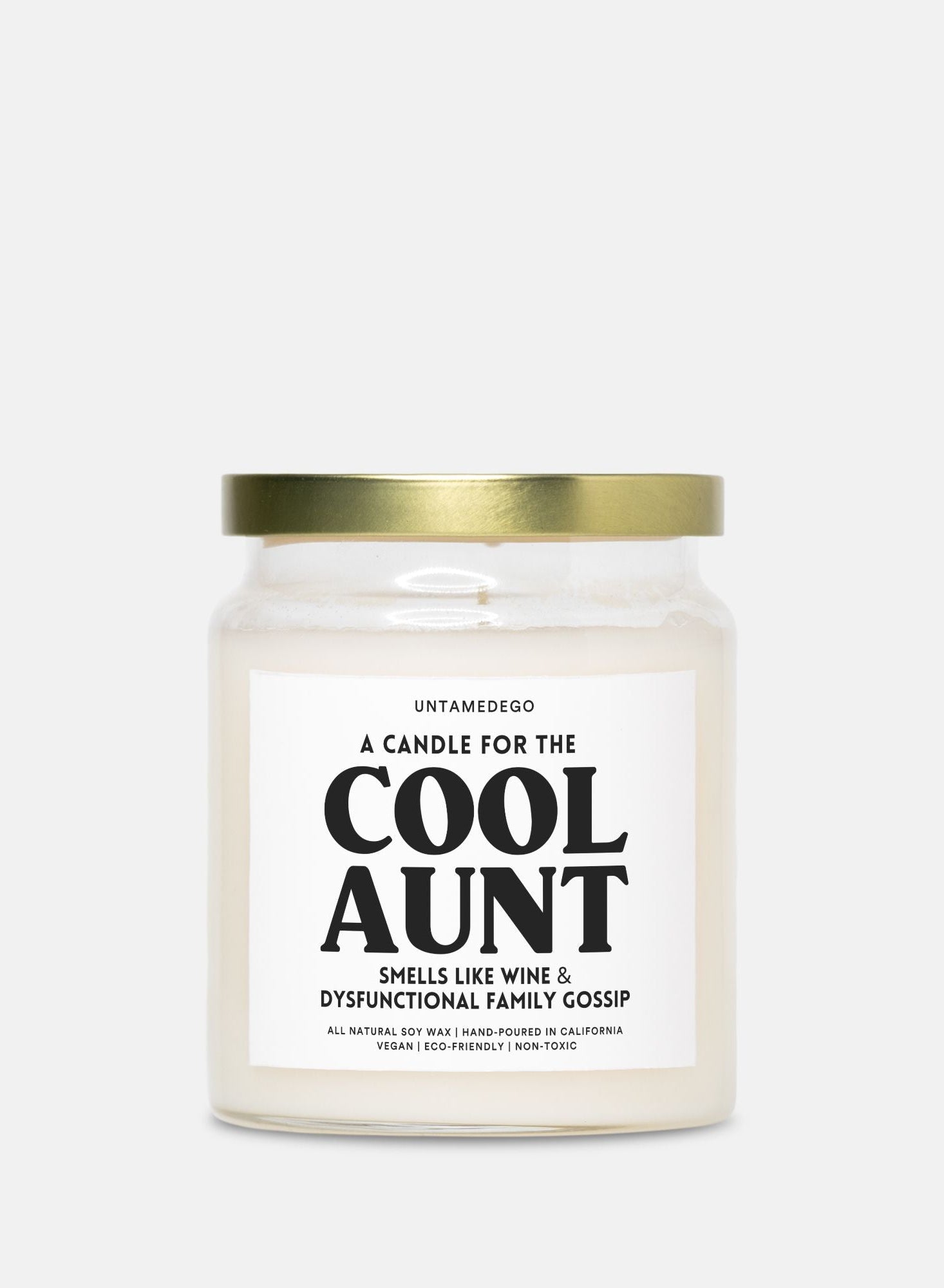 The Cool Aunt Hand Poured Candle - UntamedEgo LLC.