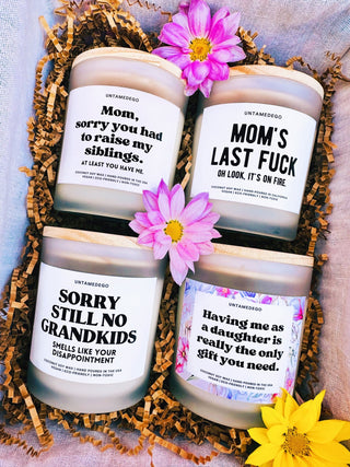 The Favorite Daughter Frosted Glass Jar Candles Best Sellers Set - UntamedEgo LLC.