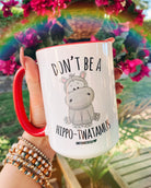 The Hippo Red Mug - UntamedEgo LLC.