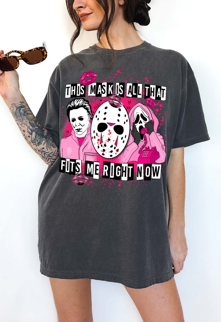 This Mask Is All That Fits Me Right Now Halloween Horror Tee - UntamedEgo LLC.