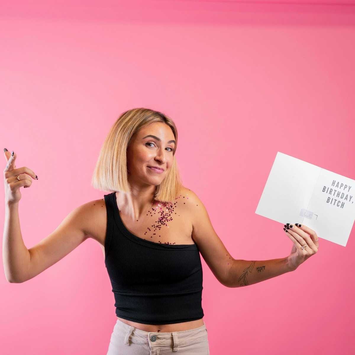 Tits Your Birthday - Never Ending Birthday Card for Her by DickAtYourDoor - UntamedEgo LLC.