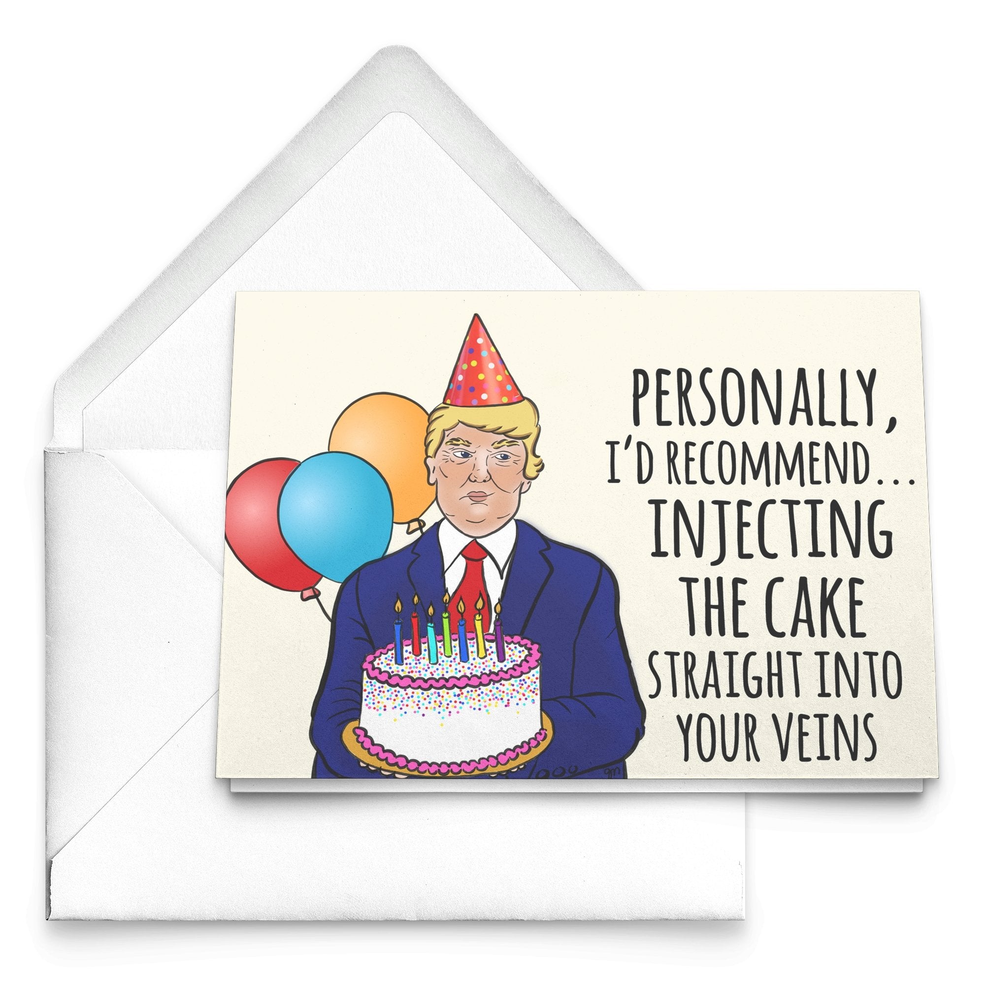 Trump Birthday Greeting Card - UntamedEgo LLC.
