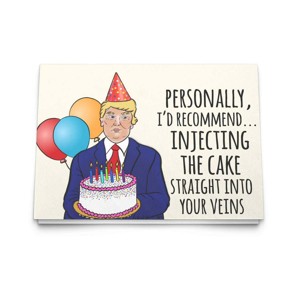 Trump Birthday Greeting Card - UntamedEgo LLC.