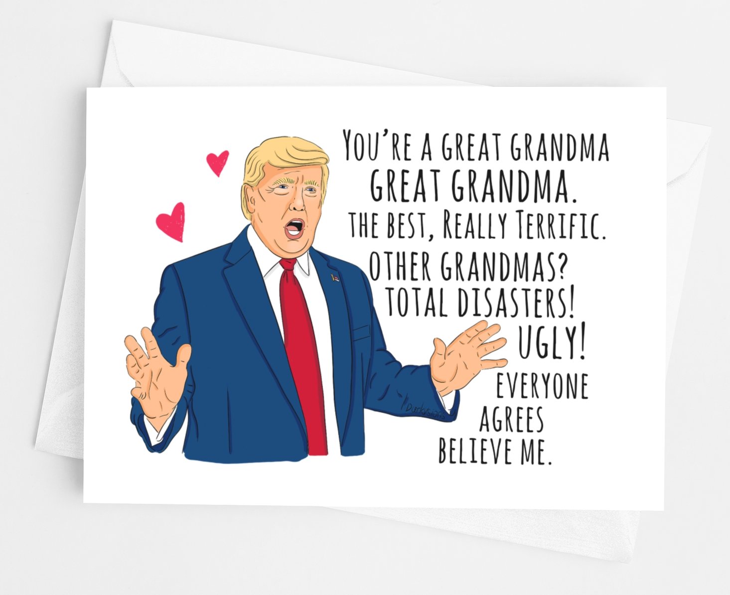 Trump Great Grandma Card - UntamedEgo LLC.