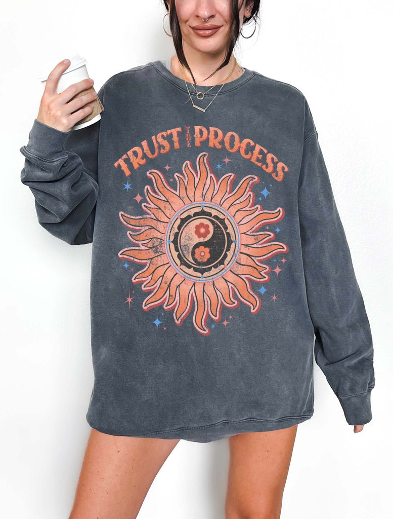 Trust The Process Crew Sweatshirt - UntamedEgo LLC.