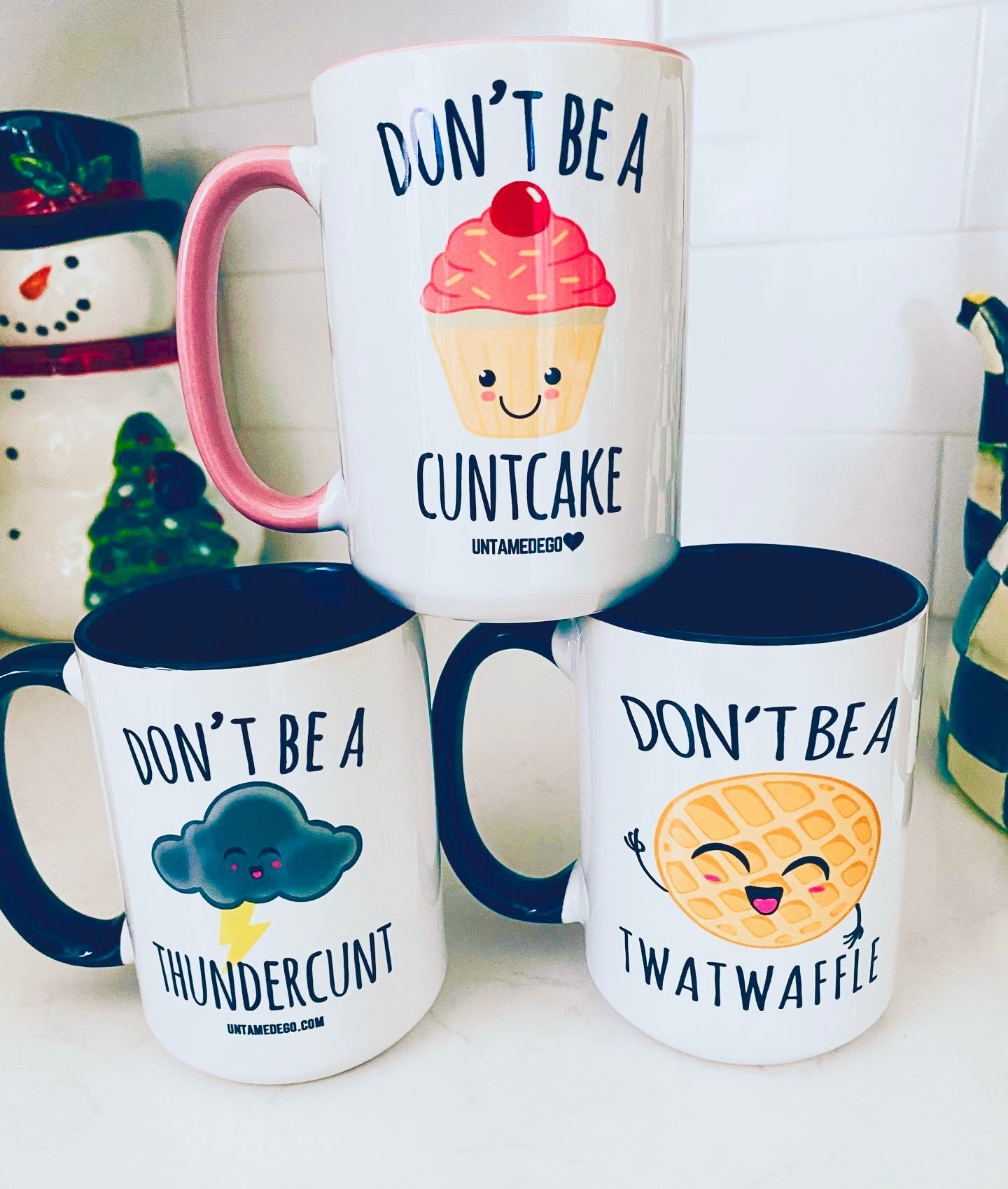Untamedego Limited Edition 15oz Accent Mug Set Of 4 - UntamedEgo LLC.