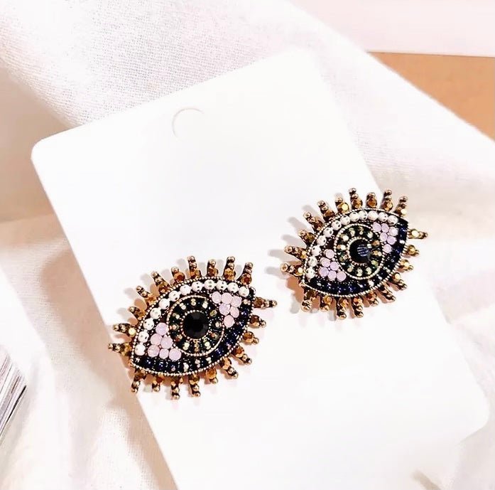 Vintage Eye Stud Earrings - UntamedEgo LLC.