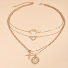 Virgin Mary Layered Pendant Necklace - UntamedEgo LLC.