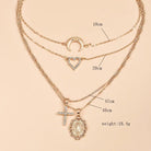 Virgin Mary Layered Pendant Necklace - UntamedEgo LLC.