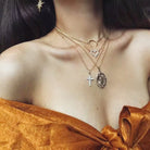 Virgin Mary Layered Pendant Necklace - UntamedEgo LLC.