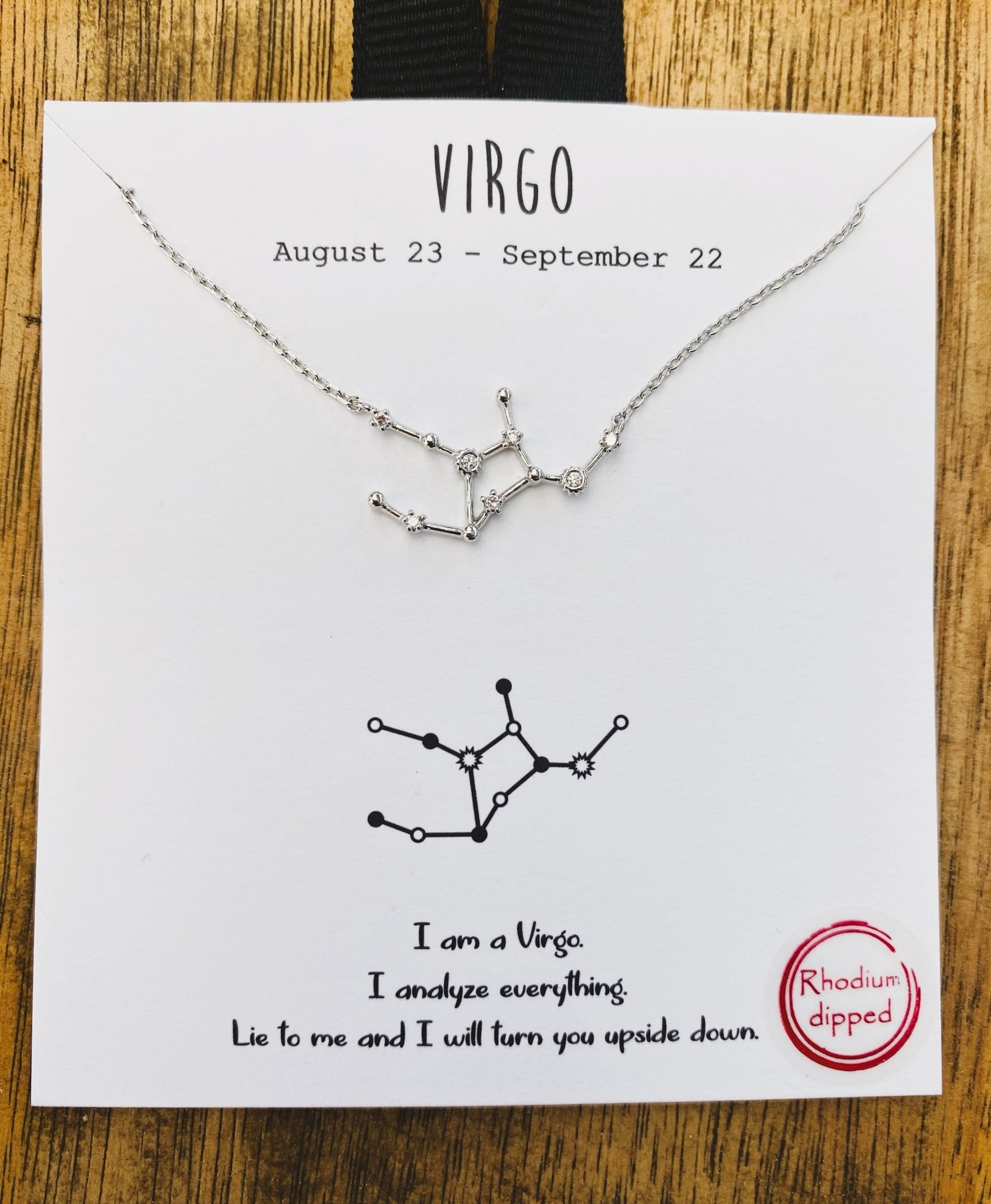 Virgo Constellation Star Charm Necklace - UntamedEgo LLC.