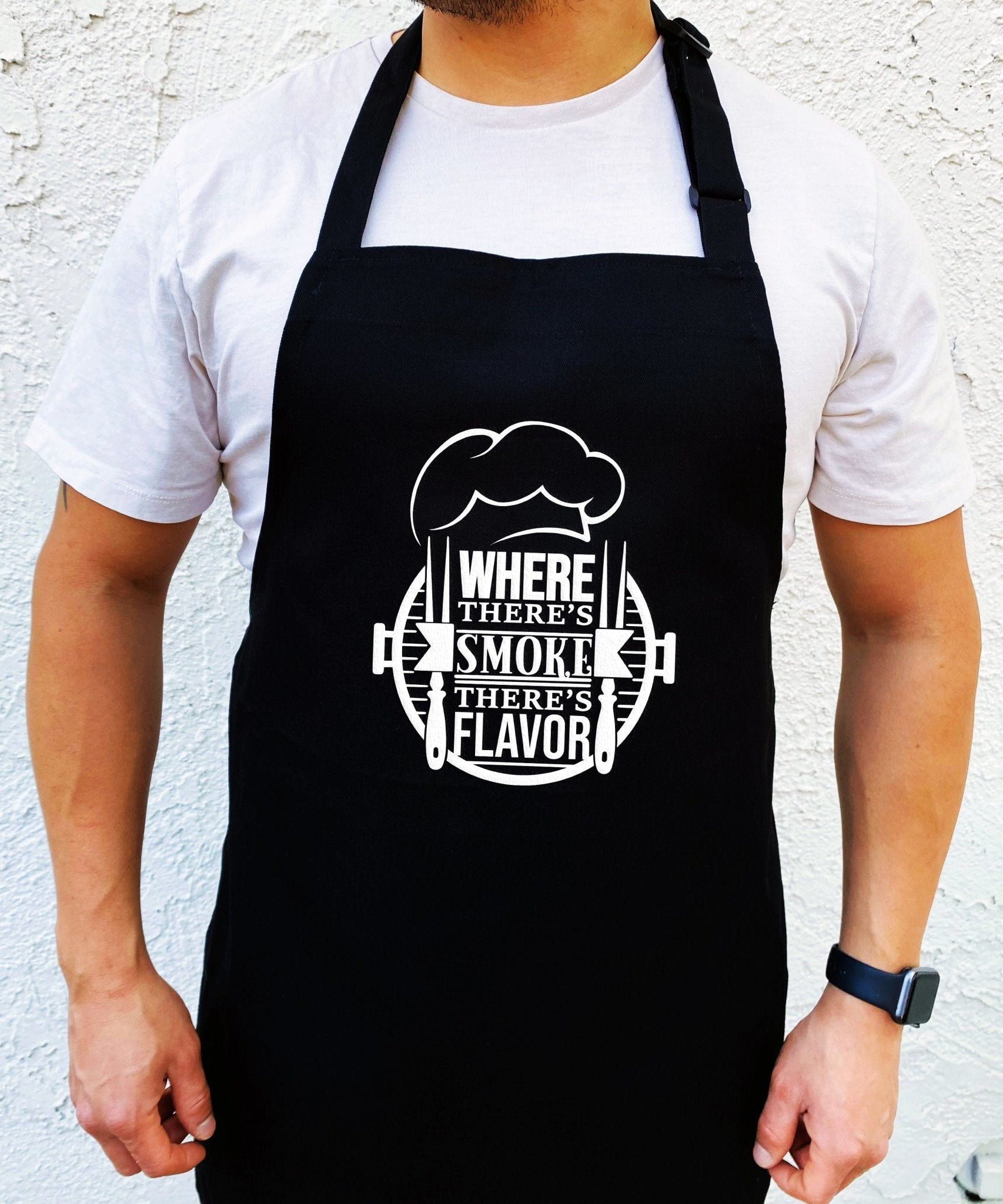Where There's Smoke There's Flavor Apron - UntamedEgo LLC.
