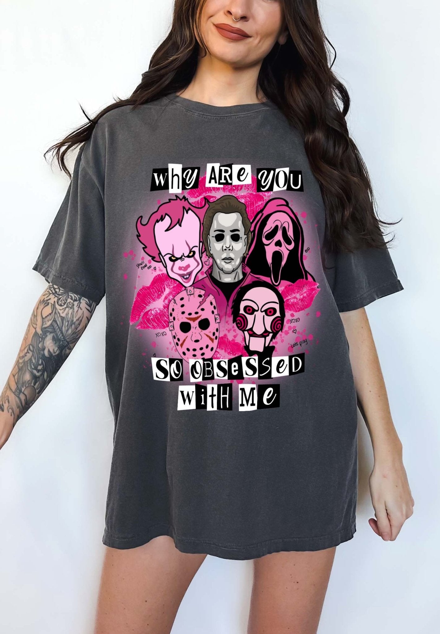 Why Are You So Obsessed With Me Halloween Horror Tee - UntamedEgo LLC.