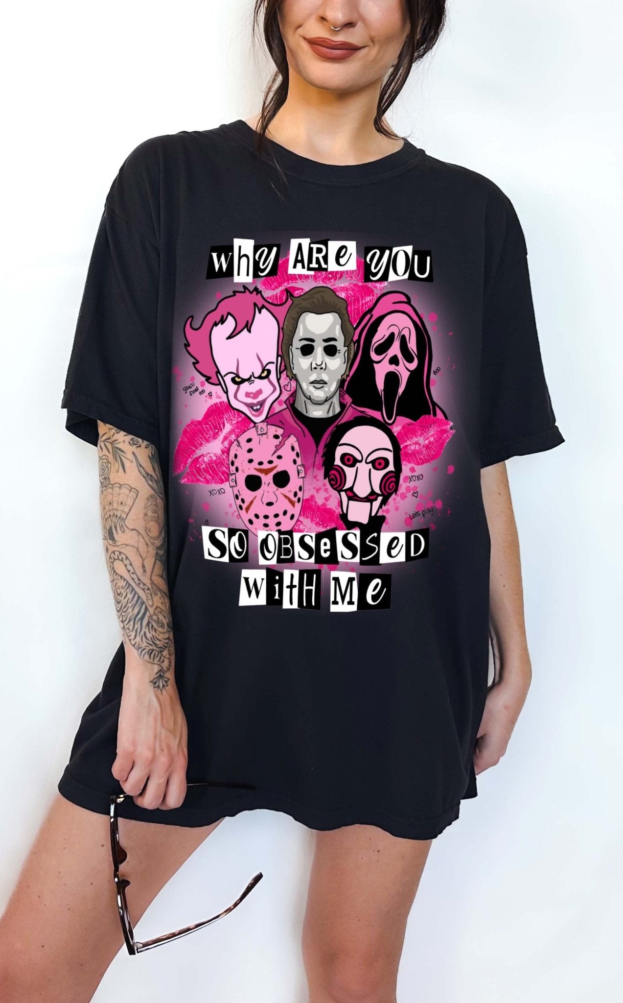 Why Are You So Obsessed With Me Halloween Horror Tee - UntamedEgo LLC.