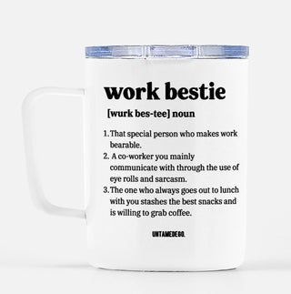 Work Bestie Definition Travel Mug - UntamedEgo LLC.