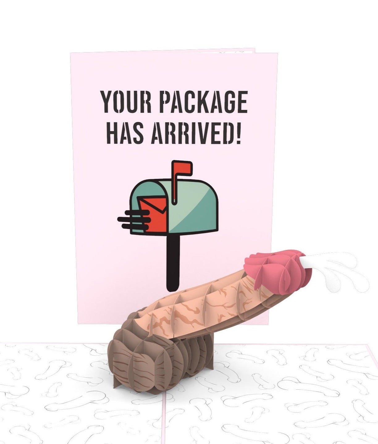 Your Package Has Arrived Extra Naughty Pop Up Greeting Card - UntamedEgo LLC.