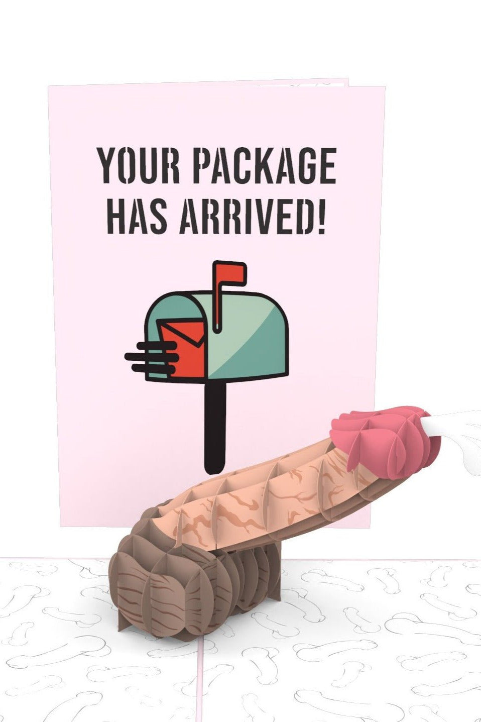 Your Package Has Arrived Extra Naughty Pop Up Greeting Card - UntamedEgo LLC.