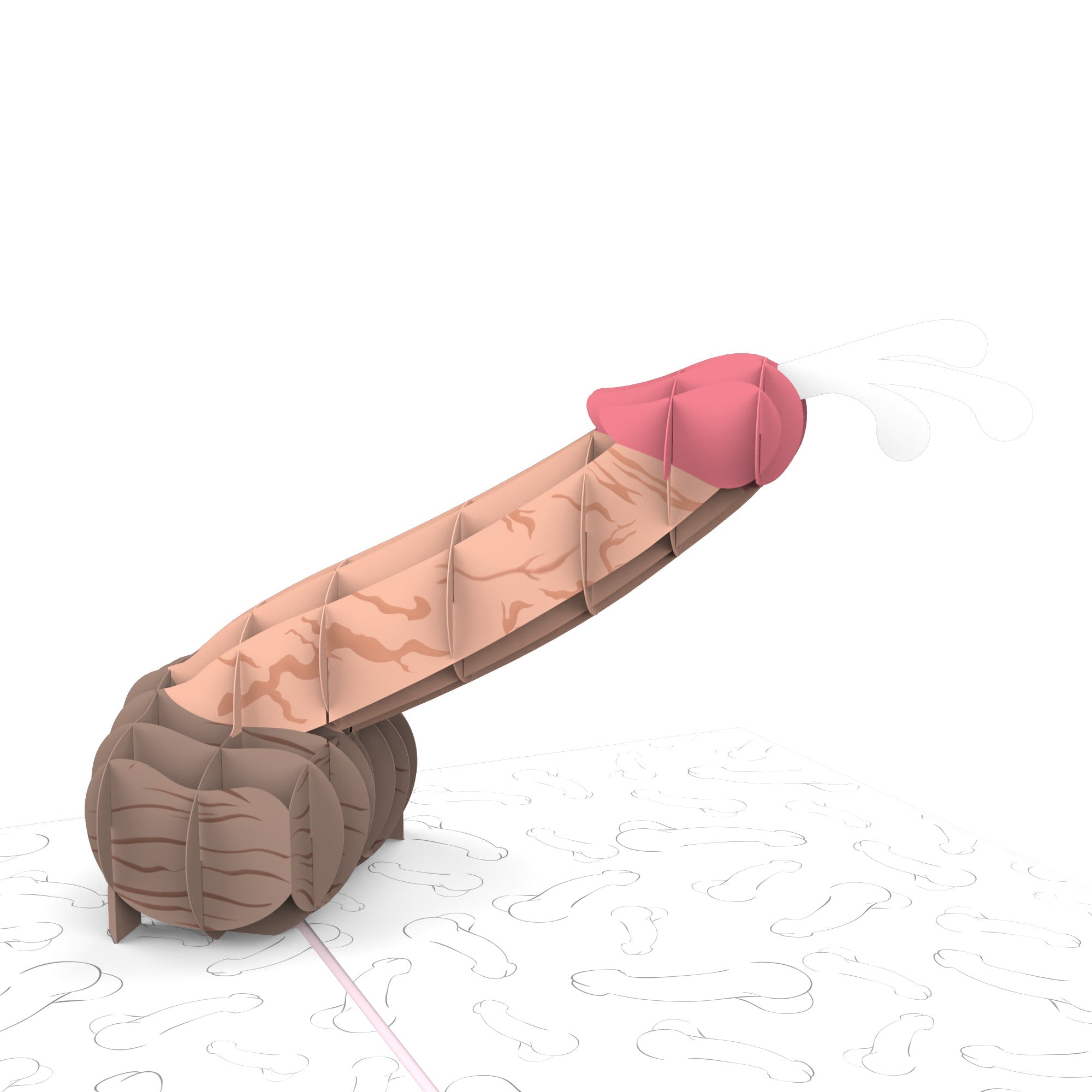 Your Package Has Arrived Extra Naughty Pop Up Greeting Card - UntamedEgo LLC.